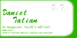 daniel talian business card